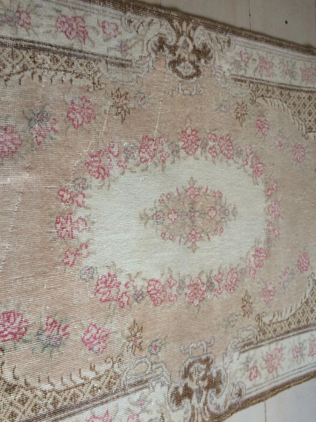 Rust Turkish Runner Rug 4' x 7' Hand-Knotted | No. WR59679