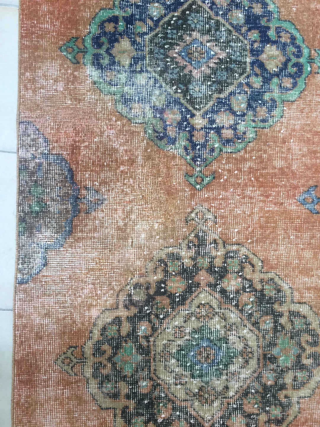 Rust Turkish Runner Rug 2' 8" x 12' 8" Hand-Knotted | No. WR59981