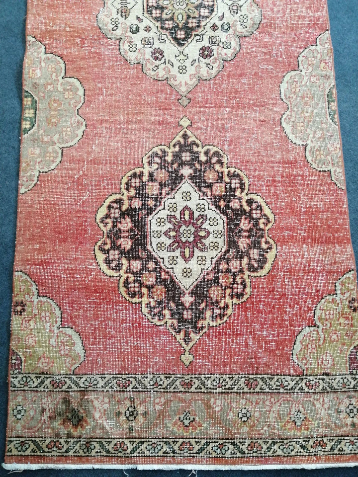 Turkish Runner Rug 3' x 13' Hand-Knotted | No. WR60890