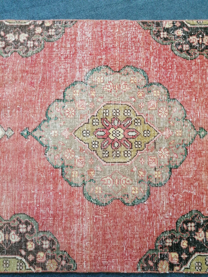 Turkish Runner Rug 3' x 13' Hand-Knotted | No. WR60890