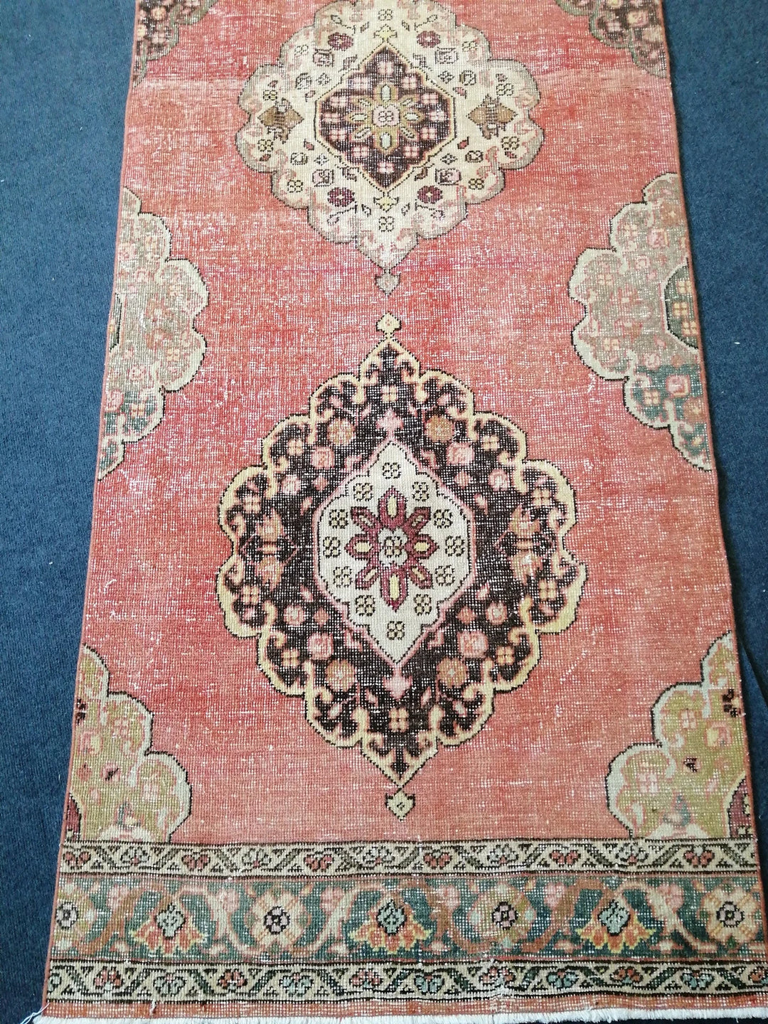 Turkish Runner Rug 3' x 13' Hand-Knotted | No. WR60890
