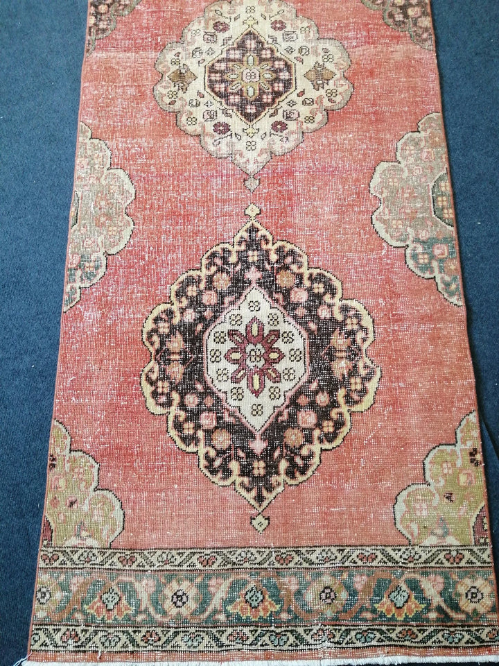Turkish Runner Rug 3' x 13' Hand-Knotted | No. WR60890