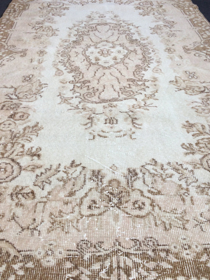 Rust Turkish Runner Rug 4' x 7' Hand-Knotted | No. WR61097
