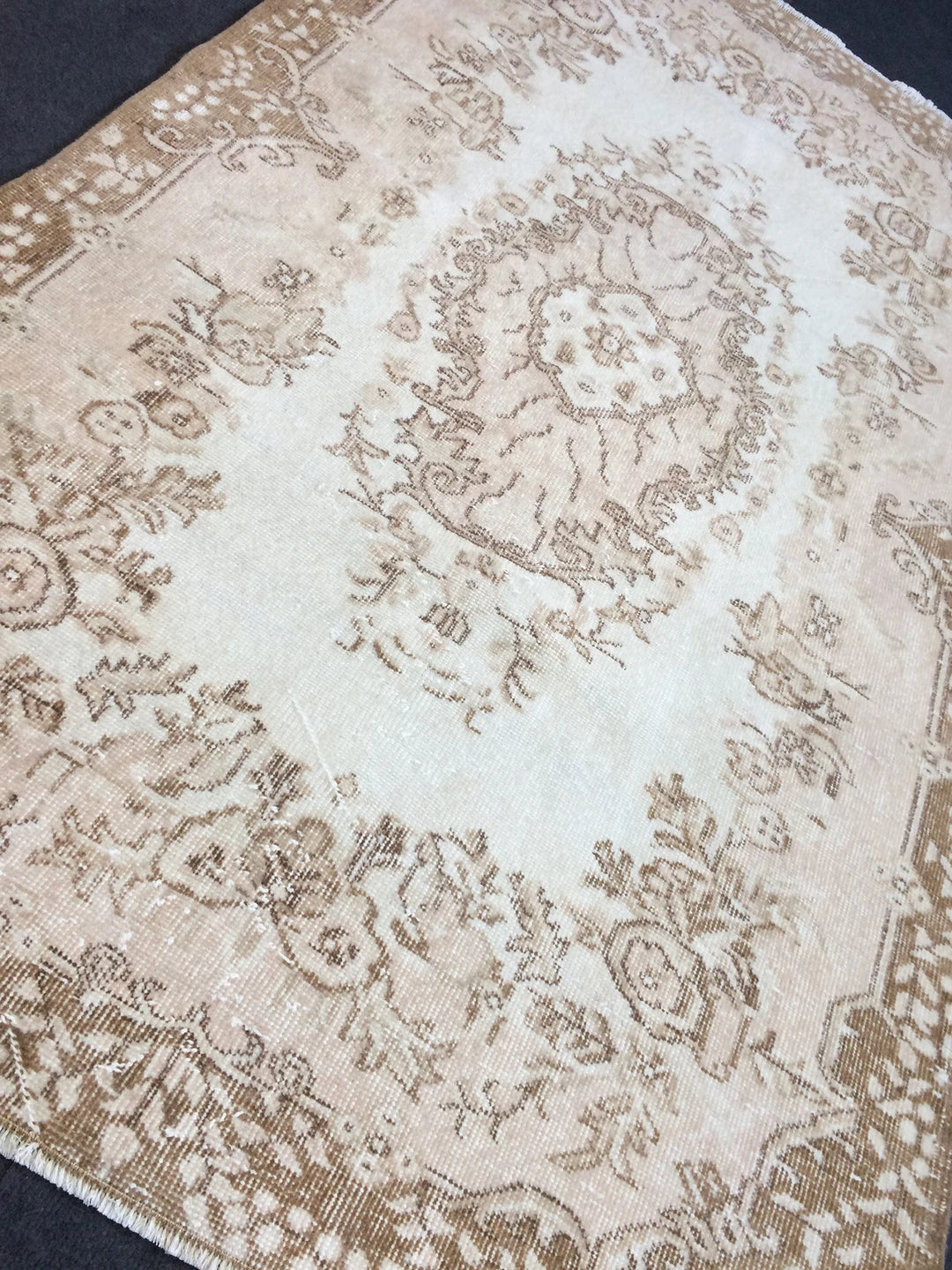 Rust Turkish Runner Rug 4' x 7' Hand-Knotted | No. WR61097