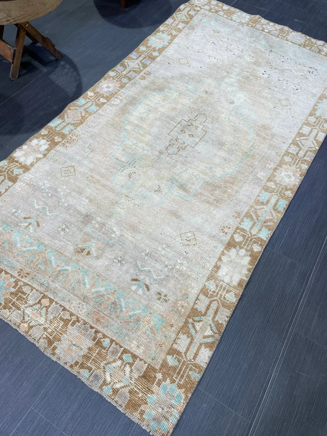Tan Oushak Rug 3' 4" x 6' 7" - No. WR62060