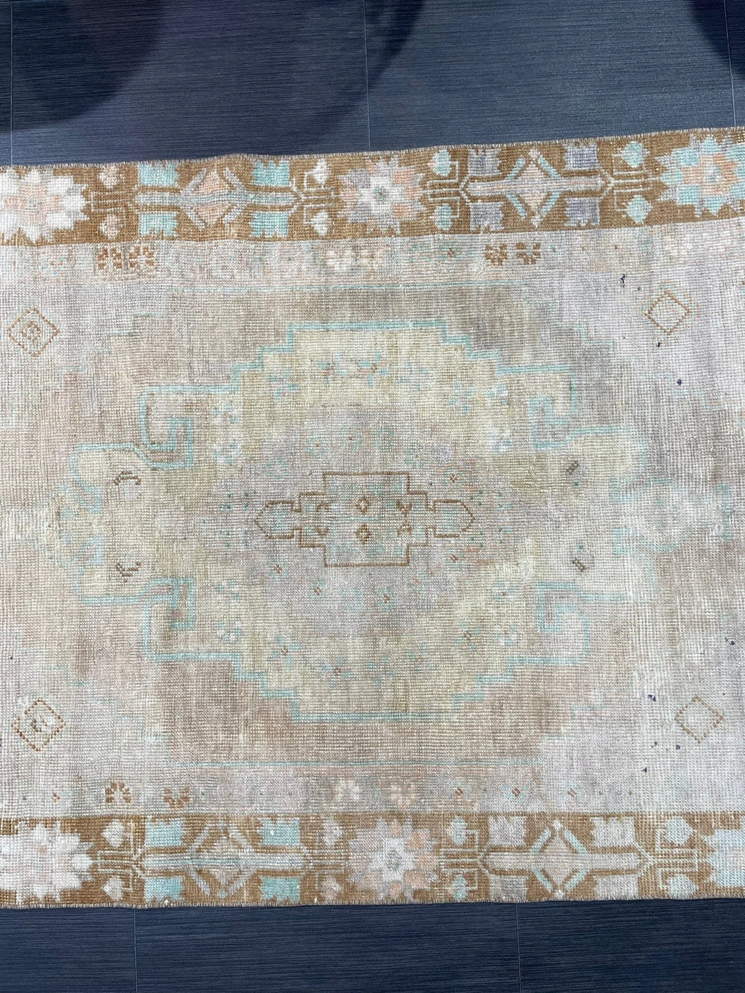 Tan Oushak Rug 3' 4" x 6' 7" - No. WR62060