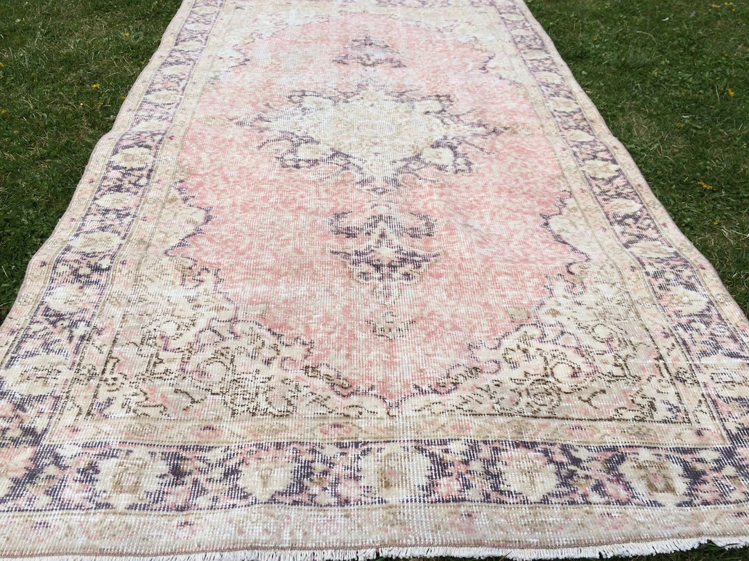 Rust Turkish Oushak Rug 2'6" x 9'10" Hand-Knotted | No. WR63081