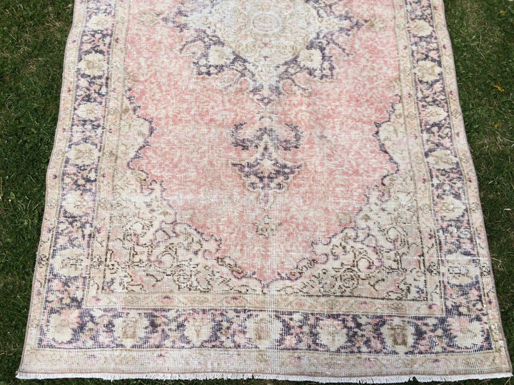 Rust Turkish Oushak Rug 2'6" x 9'10" Hand-Knotted | No. WR63081