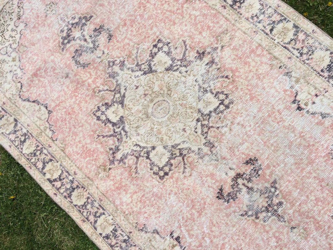 Rust Turkish Oushak Rug 2'6" x 9'10" Hand-Knotted | No. WR63081