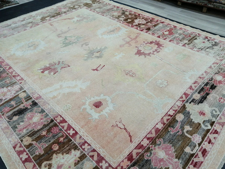 Turkish Oushak Rug 9' 4" x 11' 8" Hand-Knotted | No. WR63169