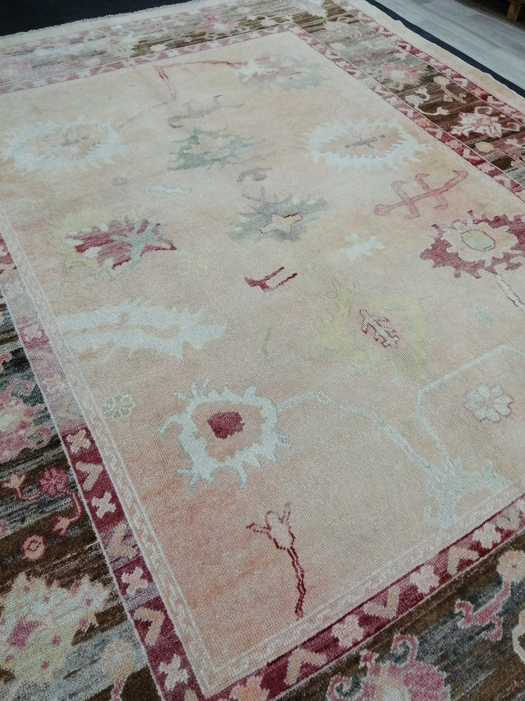 Turkish Oushak Rug 9' 4" x 11' 8" Hand-Knotted | No. WR63169