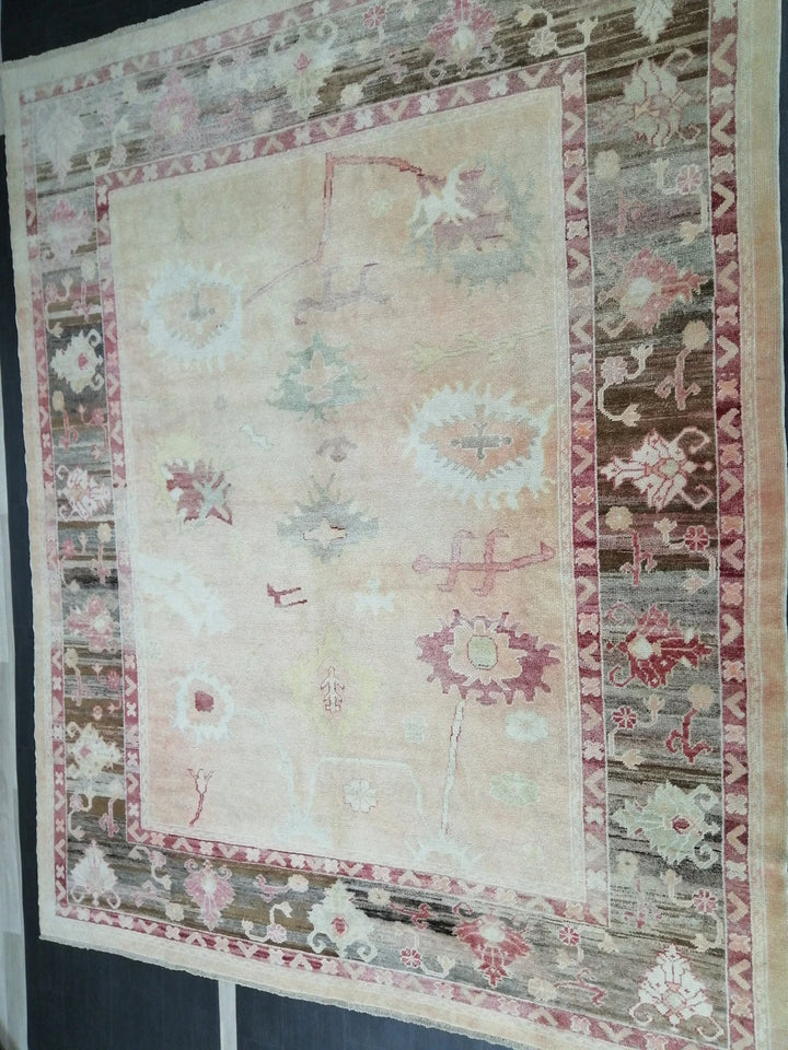 Turkish Oushak Rug 9' 4" x 11' 8" Hand-Knotted | No. WR63169