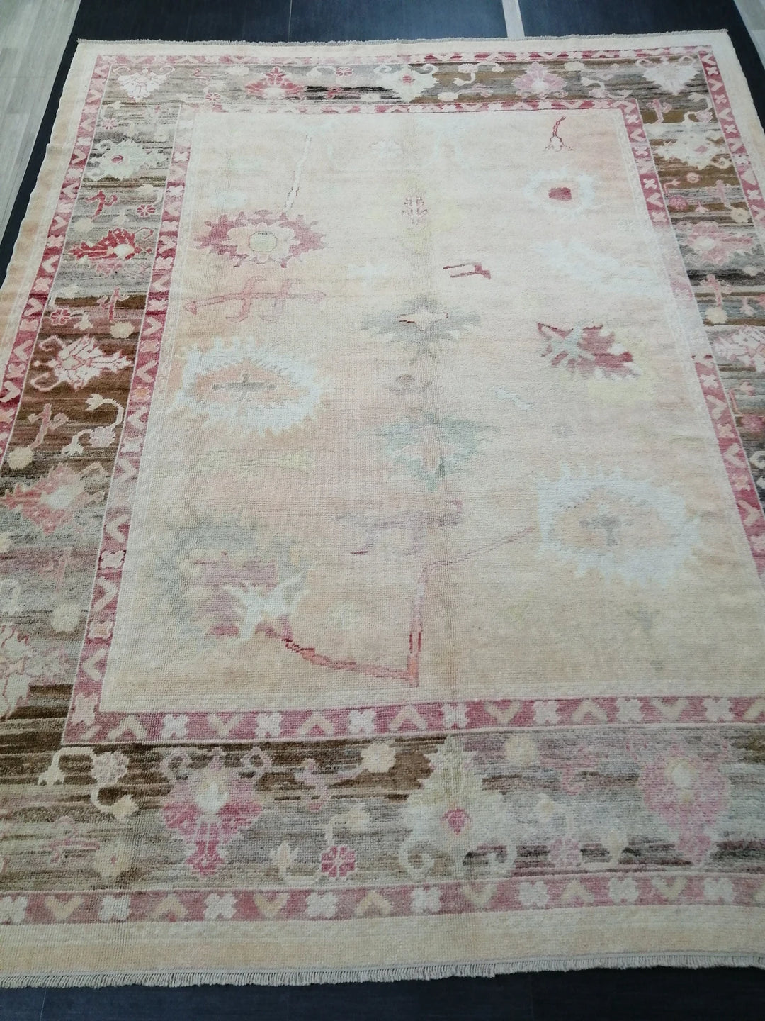 Turkish Oushak Rug 9' 4" x 11' 8" Hand-Knotted | No. WR63169