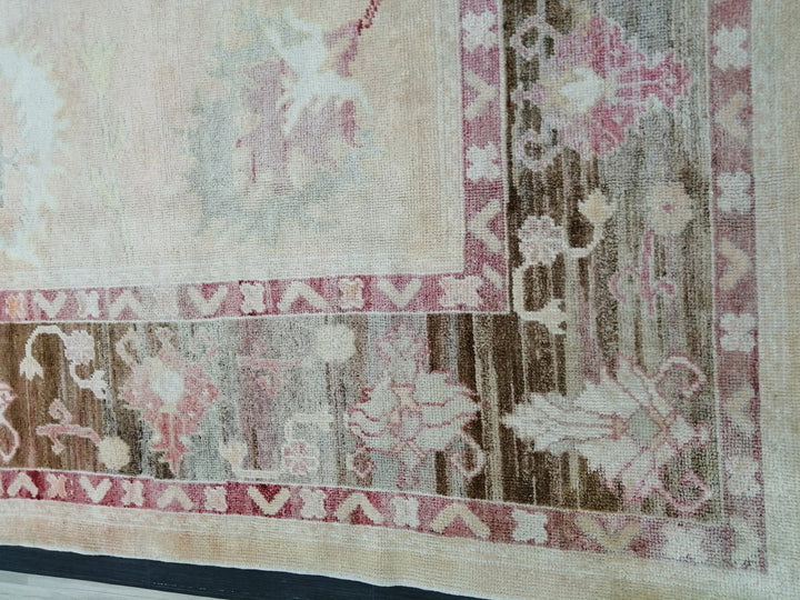 Turkish Oushak Rug 9' 4" x 11' 8" Hand-Knotted | No. WR63169