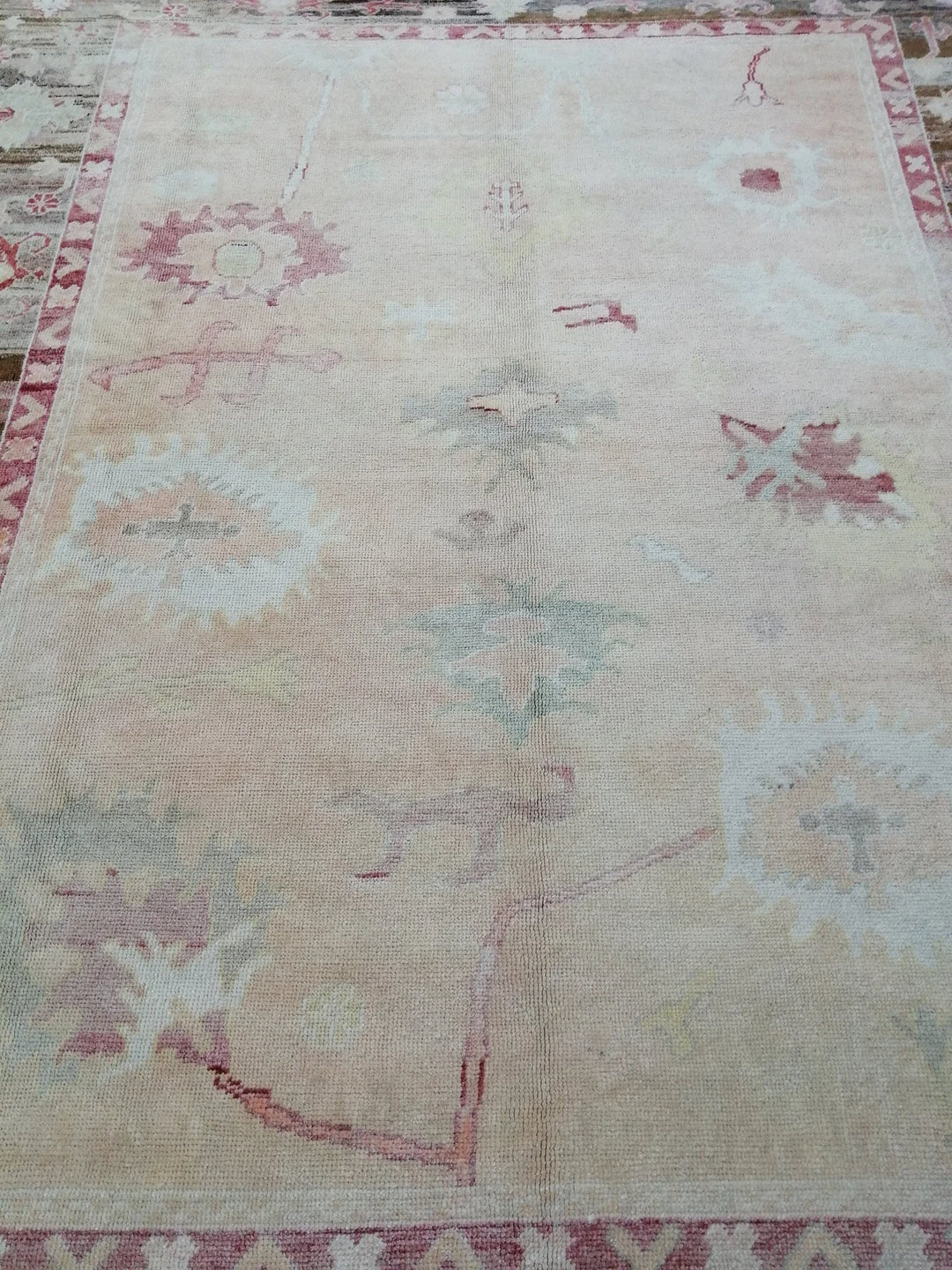 Turkish Oushak Rug 9' 4" x 11' 8" Hand-Knotted | No. WR63169
