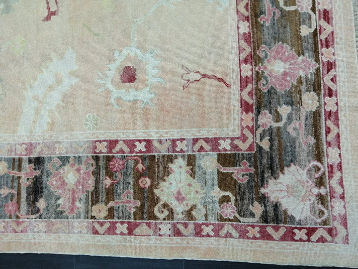 Turkish Oushak Rug 9' 4" x 11' 8" Hand-Knotted | No. WR63169