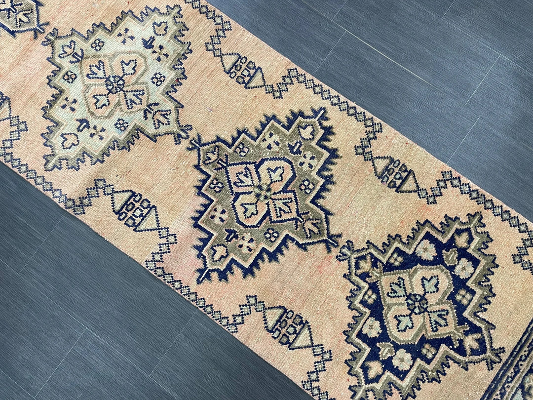 Rust Turkey Runner Rug 2' 7" x 11' 1" Hand-Knotted | No. WR63323