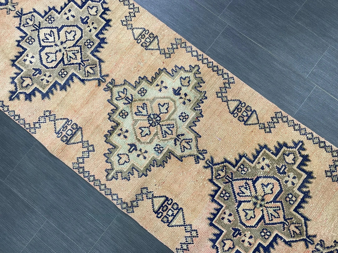 Rust Turkey Runner Rug 2' 7" x 11' 1" Hand-Knotted | No. WR63323