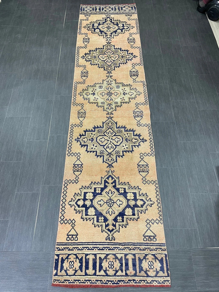 Rust Turkey Runner Rug 2' 7" x 11' 1" Hand-Knotted | No. WR63323