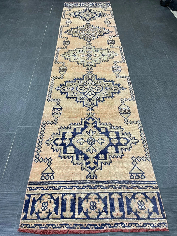 Rust Turkey Runner Rug 2' 7" x 11' 1" Hand-Knotted | No. WR63323