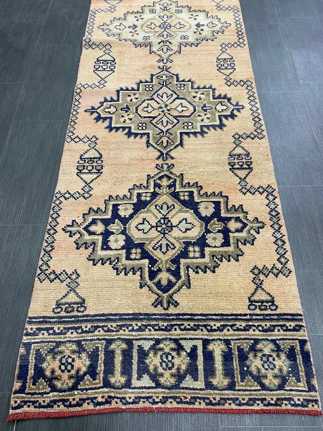 Rust Turkey Runner Rug 2' 7" x 11' 1" Hand-Knotted | No. WR63323