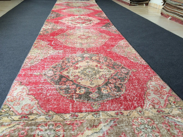 Turkish Runner Rug 2' 11" x 12' Hand-Knotted | No. WR63756