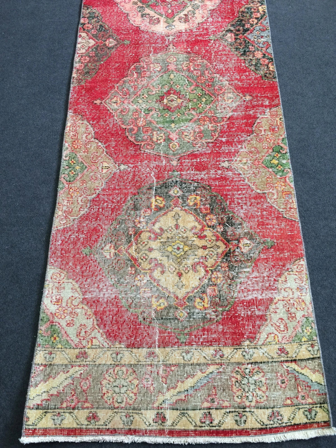 Turkish Runner Rug 2' 11" x 12' Hand-Knotted | No. WR63756