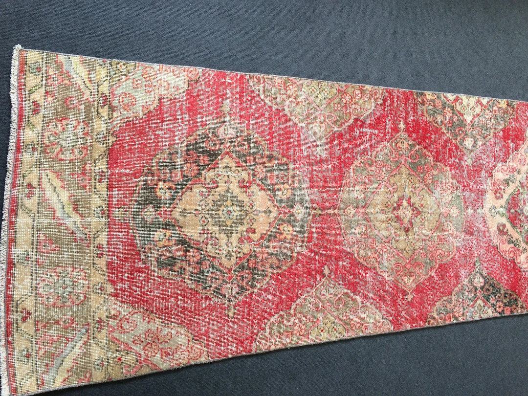 Turkish Runner Rug 2' 11" x 12' Hand-Knotted | No. WR63756