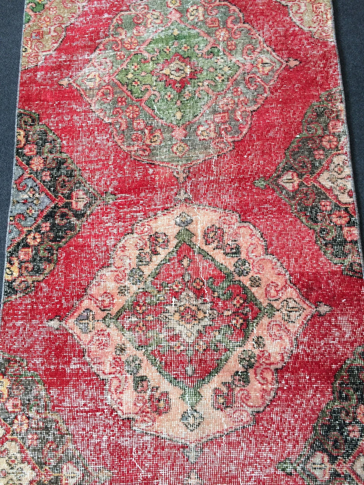 Turkish Runner Rug 2' 11" x 12' Hand-Knotted | No. WR63756