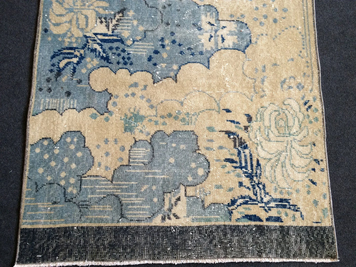 Rust Turkish Runner Rug 3' x 7' Hand-Knotted | No. WR64017
