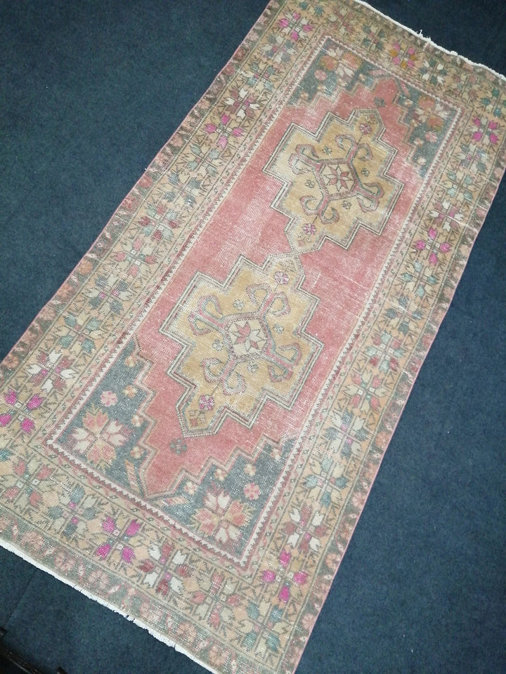 Rust Turkish Runner Rug 4' x 8' 7" Hand-Knotted | No. WR64026