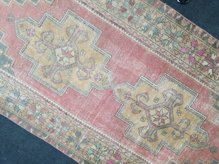 Rust Turkish Runner Rug 4' x 8' 7" Hand-Knotted | No. WR64026