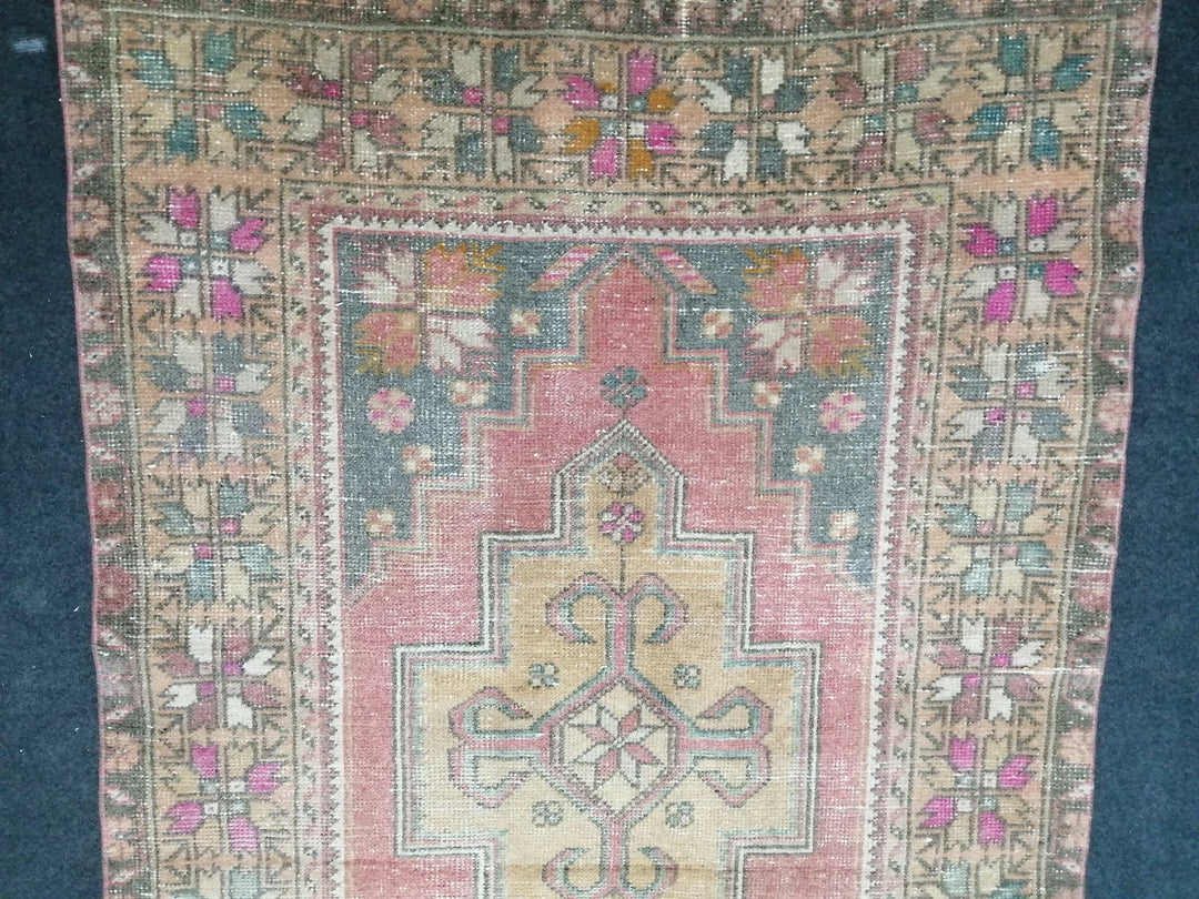 Rust Turkish Runner Rug 4' x 8' 7" Hand-Knotted | No. WR64026