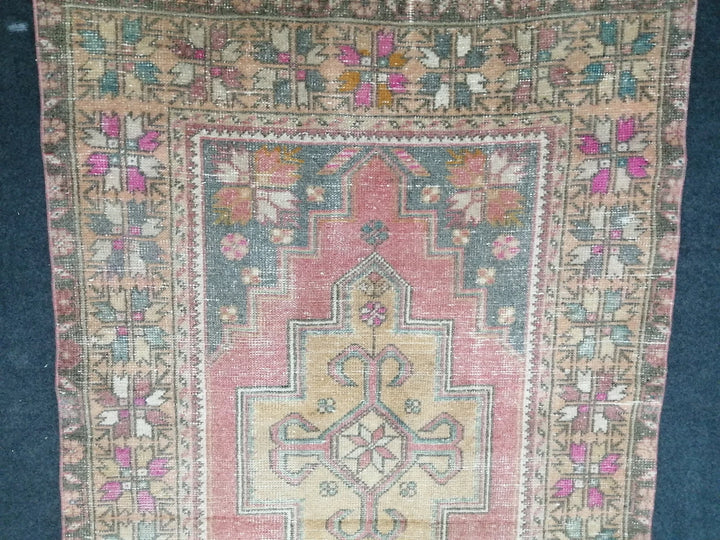 Rust Turkish Runner Rug 4' x 8' 7" Hand-Knotted | No. WR64026