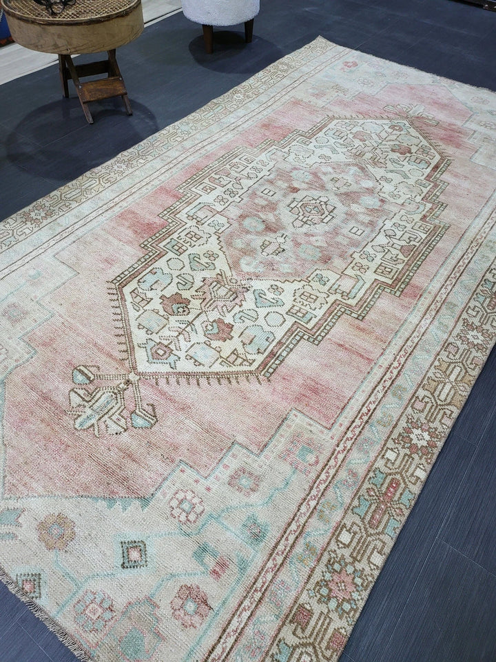 Rust Turkish Runner Rug 4' 5" x 8' 1" Hand-Knotted | No. WR64073