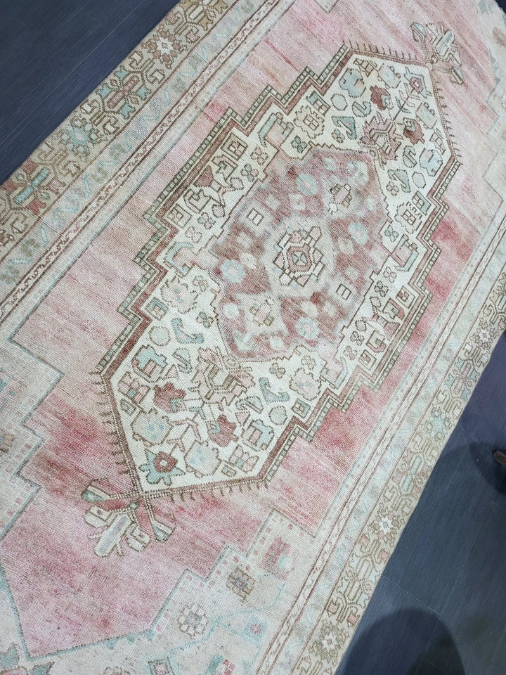 Rust Turkish Runner Rug 4' 5" x 8' 1" Hand-Knotted | No. WR64073