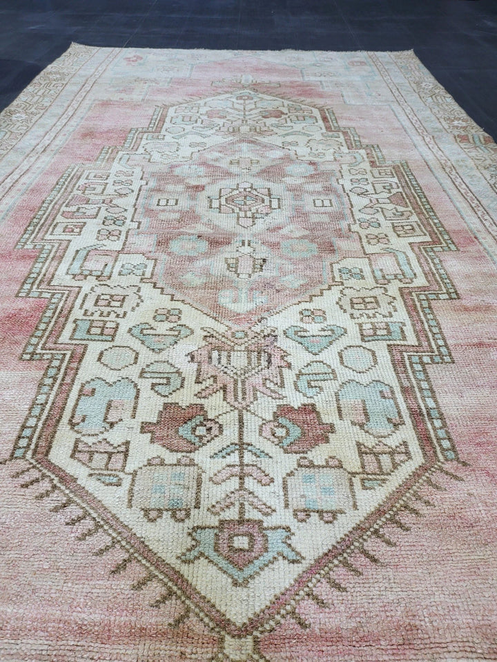Rust Turkish Runner Rug 4' 5" x 8' 1" Hand-Knotted | No. WR64073
