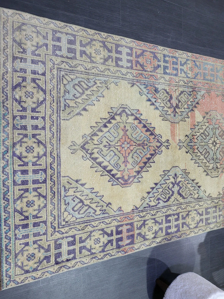 Turkish Runner Rug 4' 4" x 11' 10" Hand-Knotted | No. WR64924