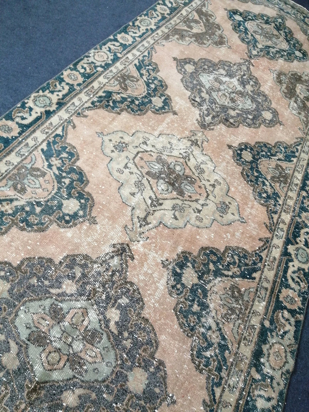 Muted Runner Rug 4' 2" x 13' - No. WR65899