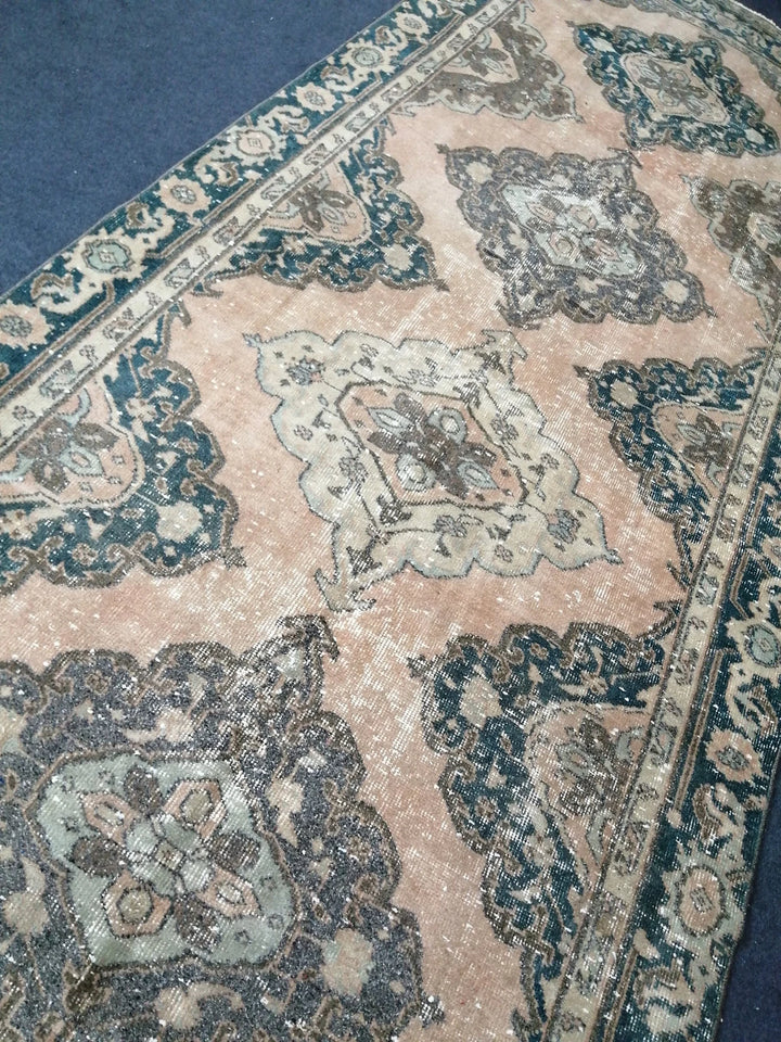 Muted Runner Rug 4' 2" x 13' - No. WR65899
