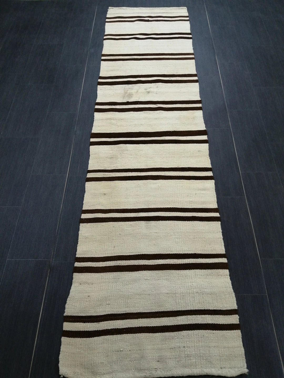 Rust Turkish Runner Rug 2' 4" x 9' 1" Hand-Knotted | No. WR65957