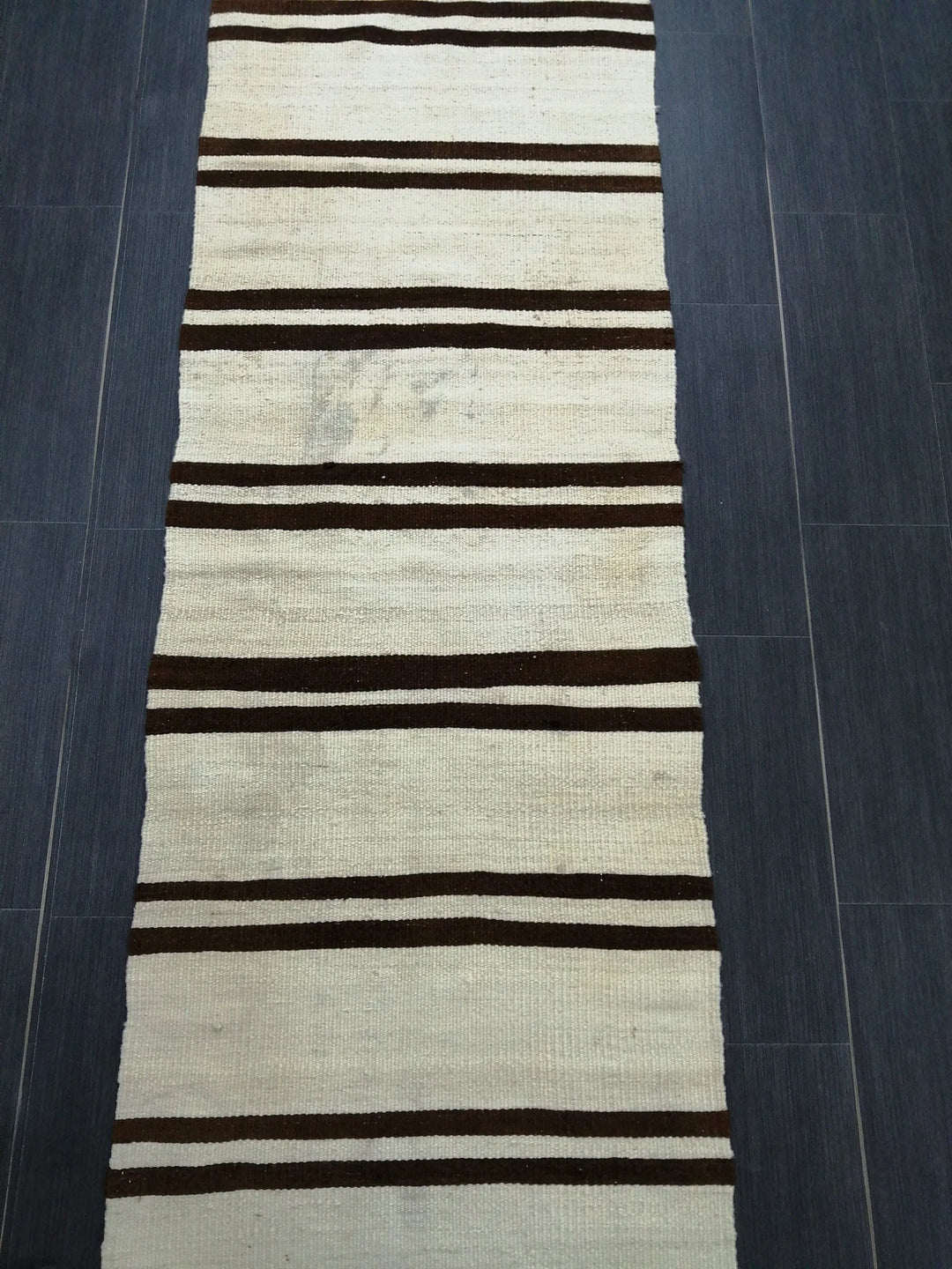 Rust Turkish Runner Rug 2' 4" x 9' 1" Hand-Knotted | No. WR65957