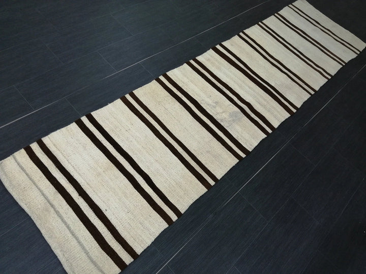 Rust Turkish Runner Rug 2' 4" x 9' 1" Hand-Knotted | No. WR65957