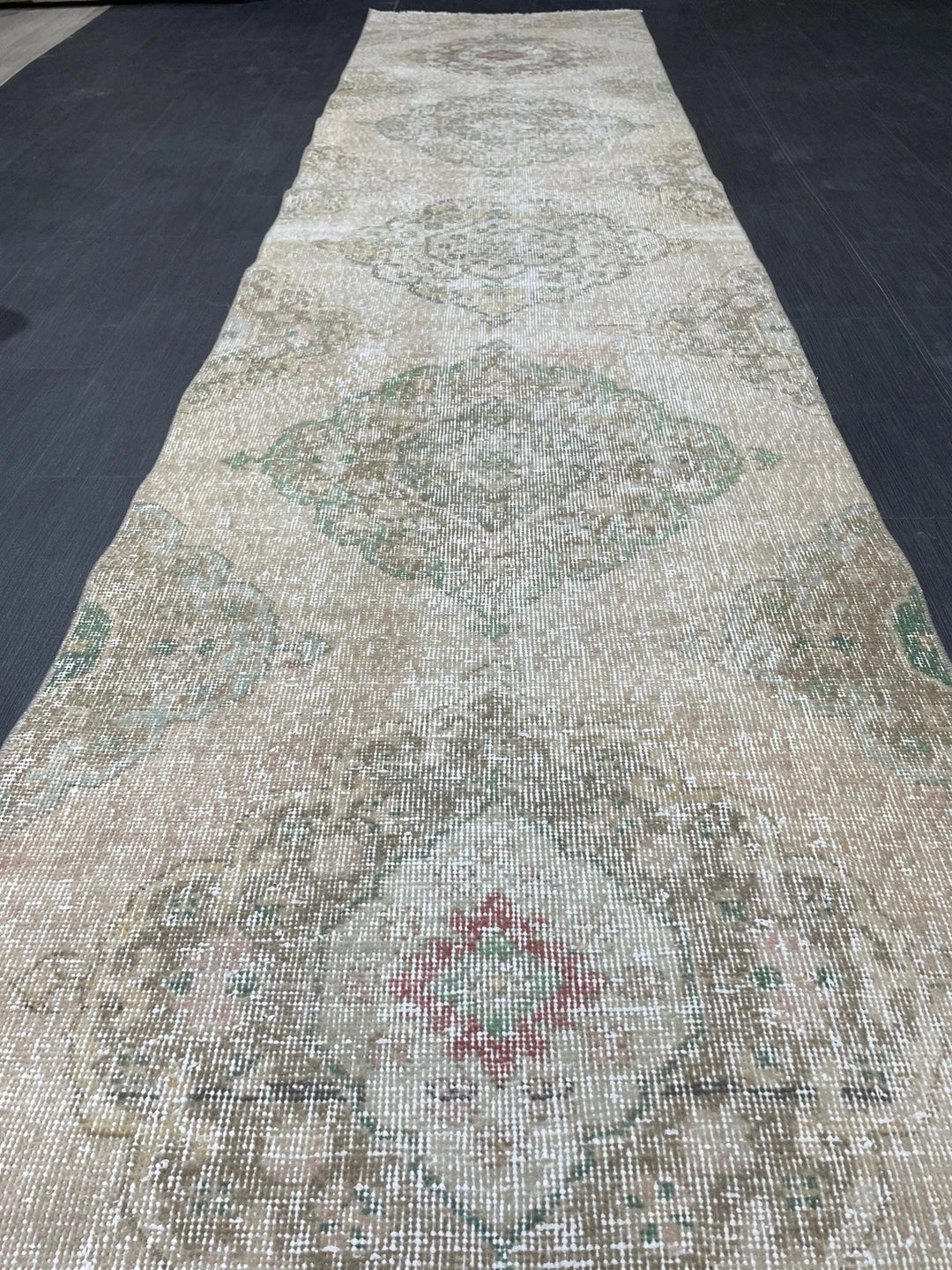 Turkish Runner Rug 2' 9" x 12' 5" Hand-Knotted | No. WR65966