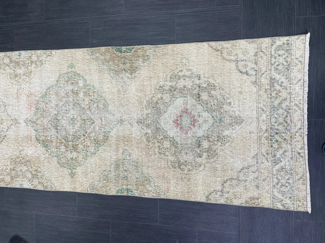 Turkish Runner Rug 2' 9" x 12' 5" Hand-Knotted | No. WR65966