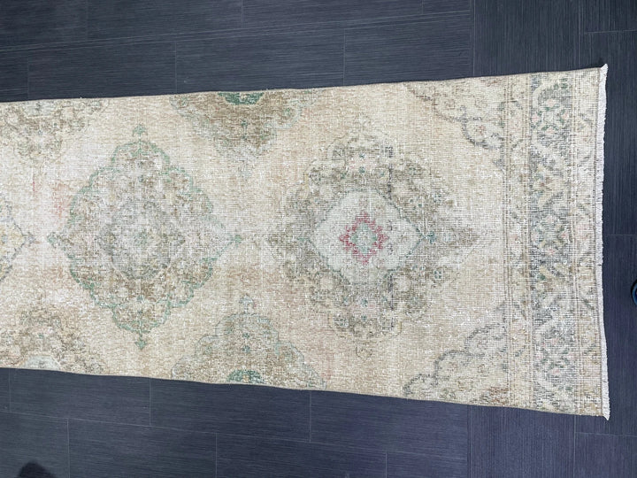 Turkish Runner Rug 2' 9" x 12' 5" Hand-Knotted | No. WR65966