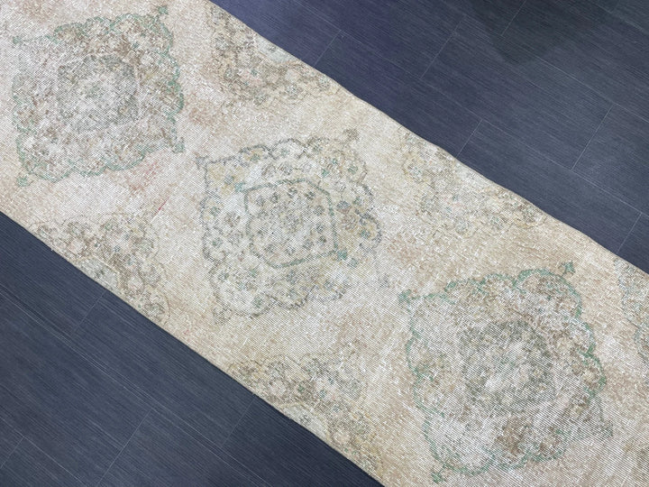 Turkish Runner Rug 2' 9" x 12' 5" Hand-Knotted | No. WR65966