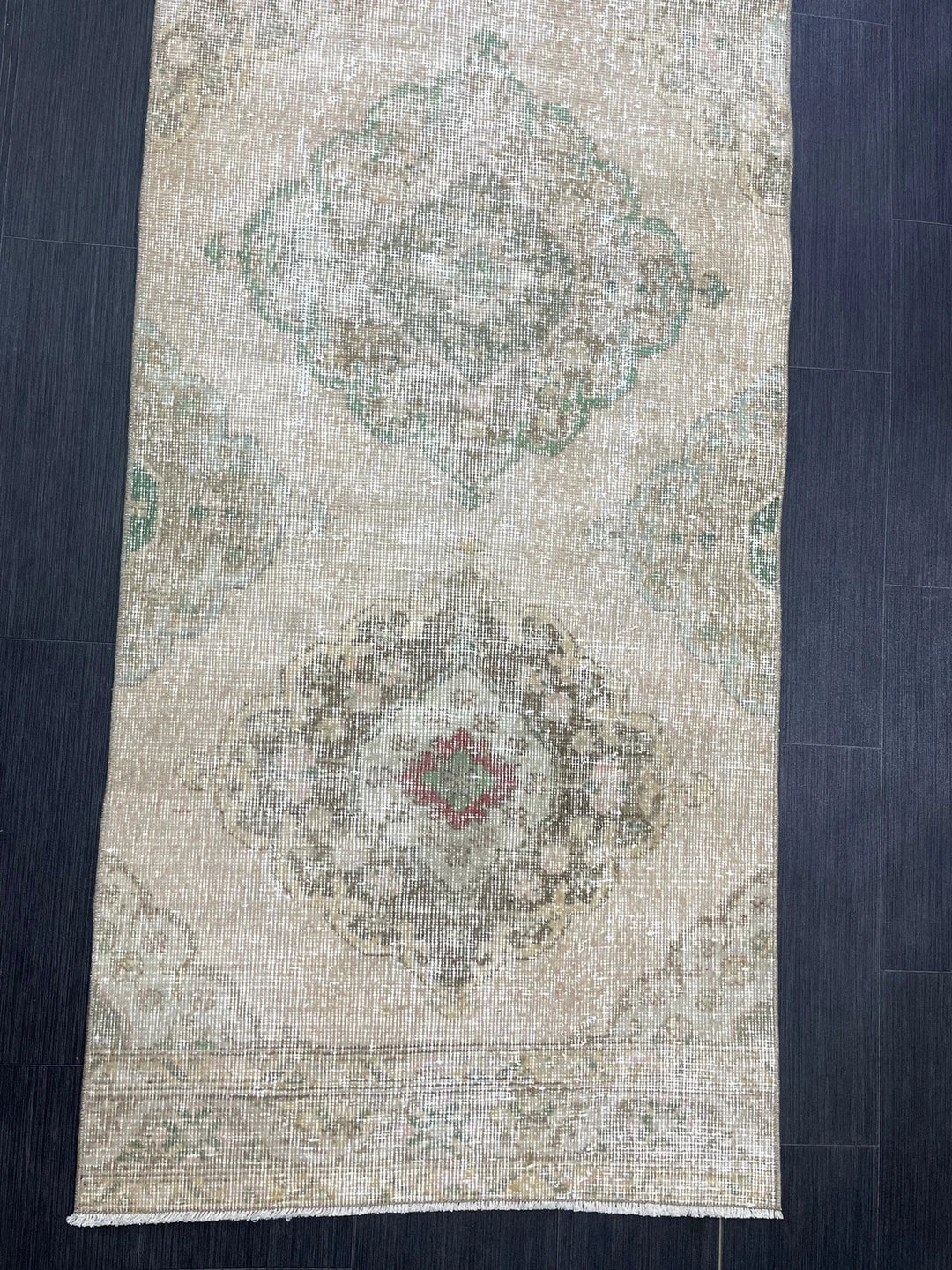 Turkish Runner Rug 2' 9" x 12' 5" Hand-Knotted | No. WR65966