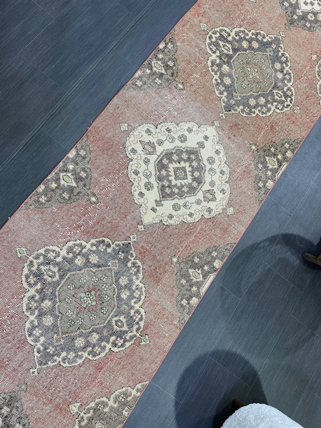 Turkish Runner Rug 2' 9" x 12' 5" Hand-Knotted | No. WR66482