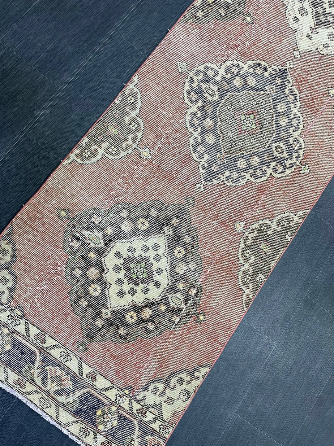 Turkish Runner Rug 2' 9" x 12' 5" Hand-Knotted | No. WR66482